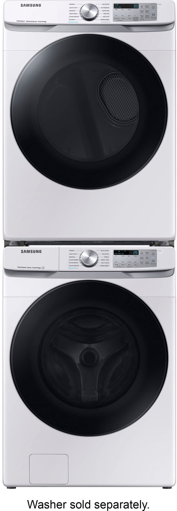 Samsung - 7.5 cu. ft. Smart Electric Dryer with Steam Sanitize+ - White_12