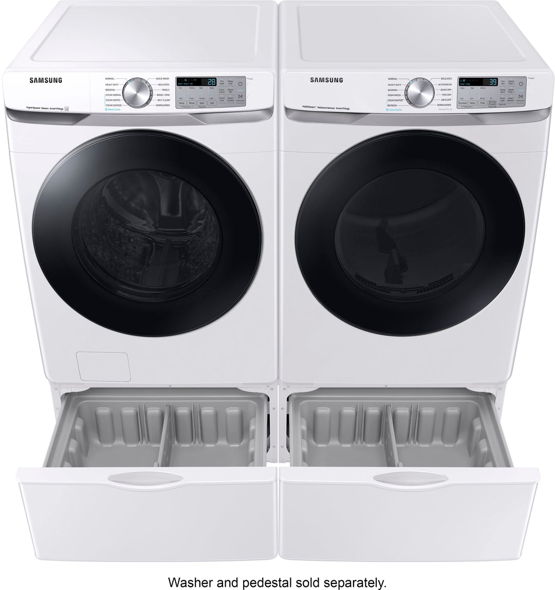 Samsung - 7.5 cu. ft. Smart Electric Dryer with Steam Sanitize+ - White_10
