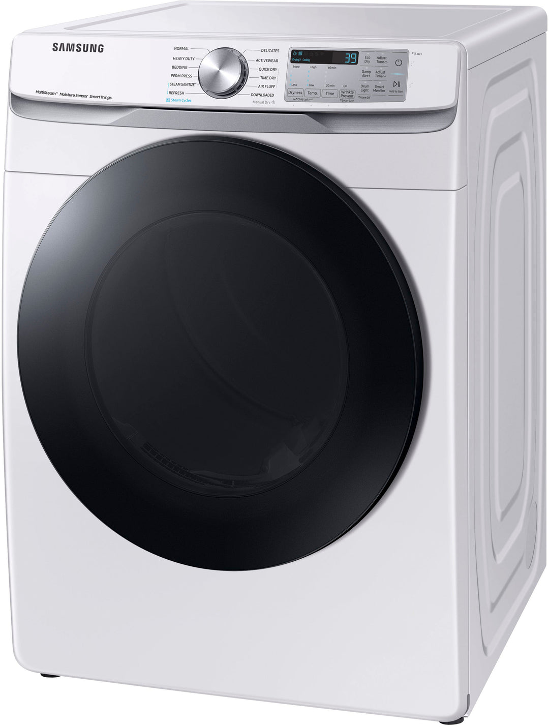 Samsung - 7.5 cu. ft. Smart Electric Dryer with Steam Sanitize+ - White_9