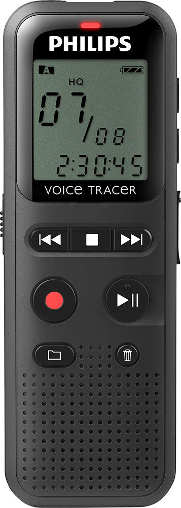 Philips VoiceTracer Digital Voice Recorder 8 GB DVT1160 - Black_0
