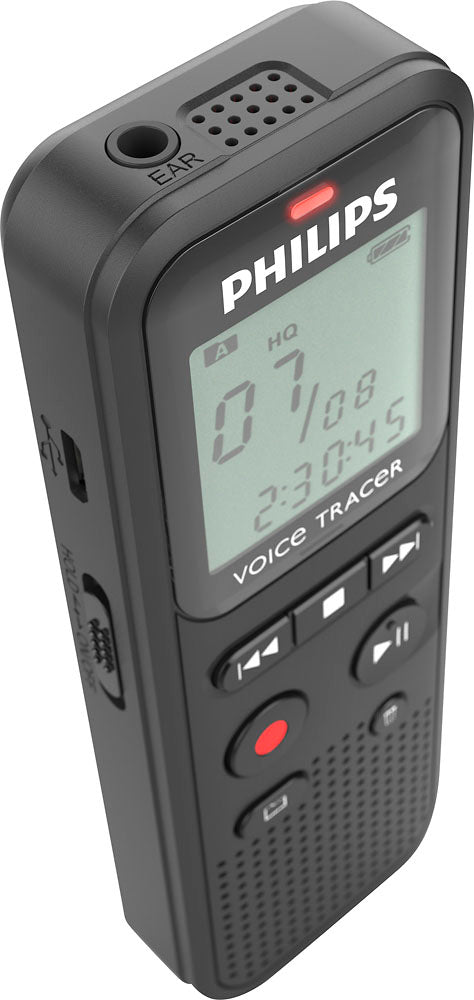 Philips VoiceTracer Digital Voice Recorder 8 GB DVT1160 - Black_5