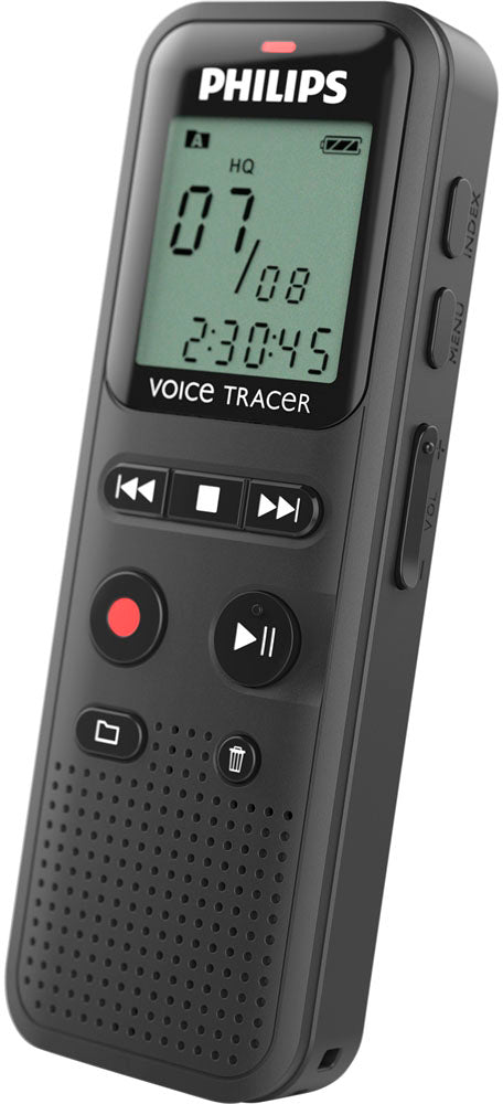 Philips VoiceTracer Digital Voice Recorder 8 GB DVT1160 - Black_1