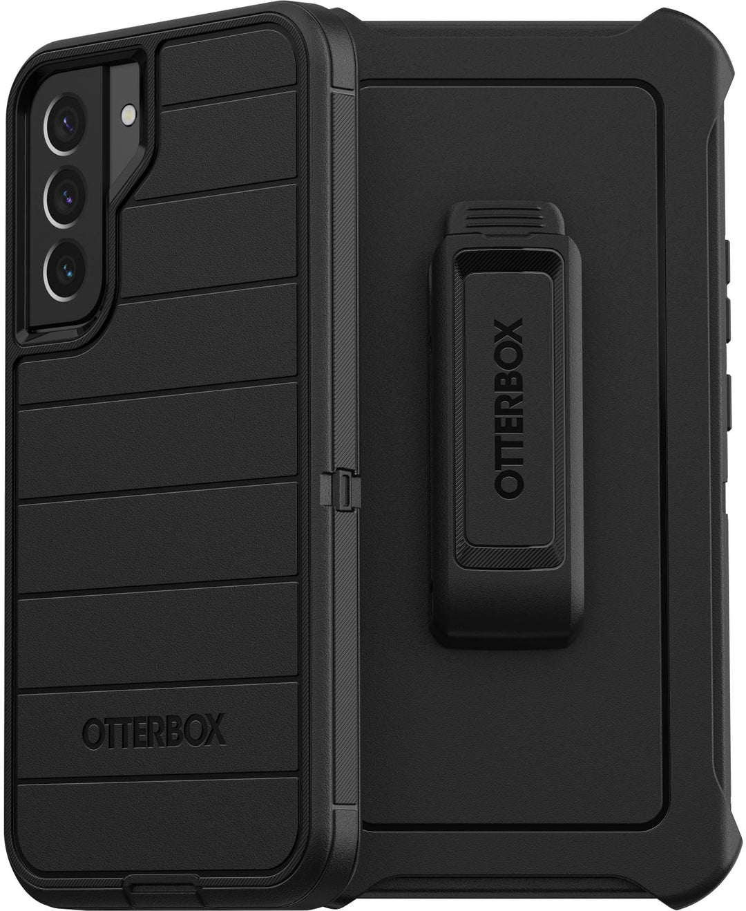 OtterBox - Defender Series Pro Hard Shell for Samsung Galaxy S22+ - Black_1