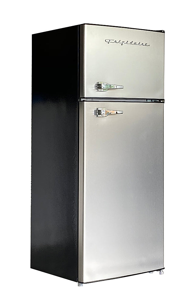 Frigidaire 7.5 cu ft, 2-Door Apartment Size Refrigerator with Top Freezer, Platinum Series, Stainless Steel_1