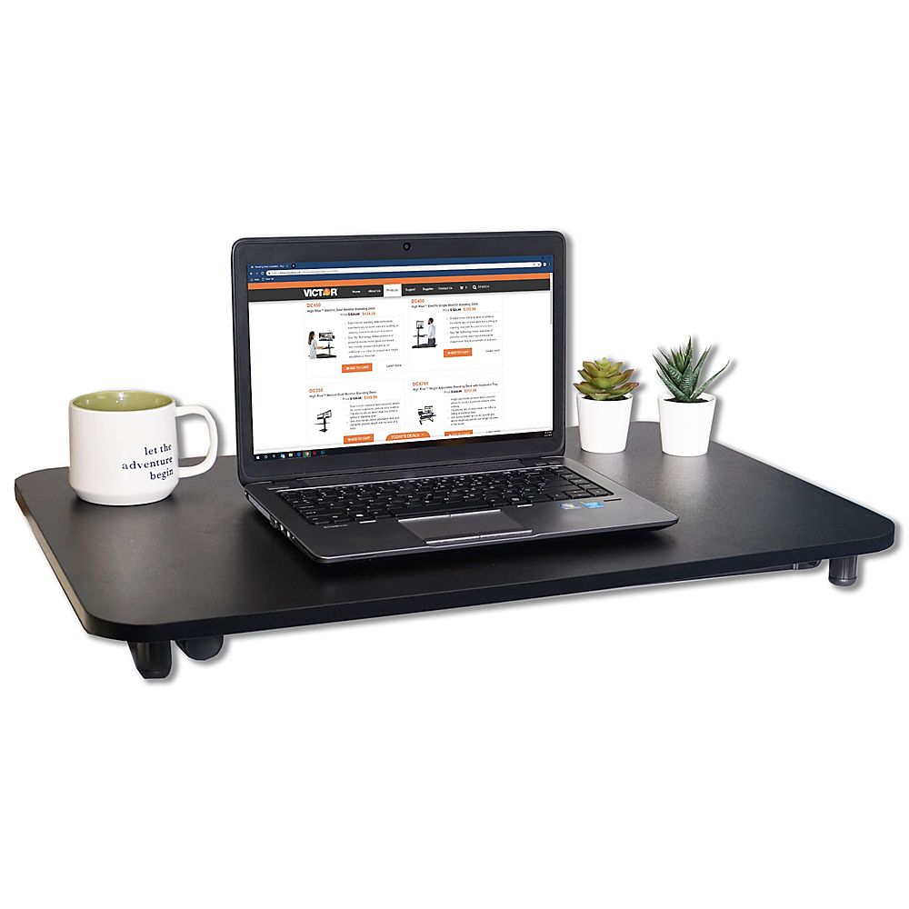 Victor - Height Adjustable Laptop Desk Riser - Black_4