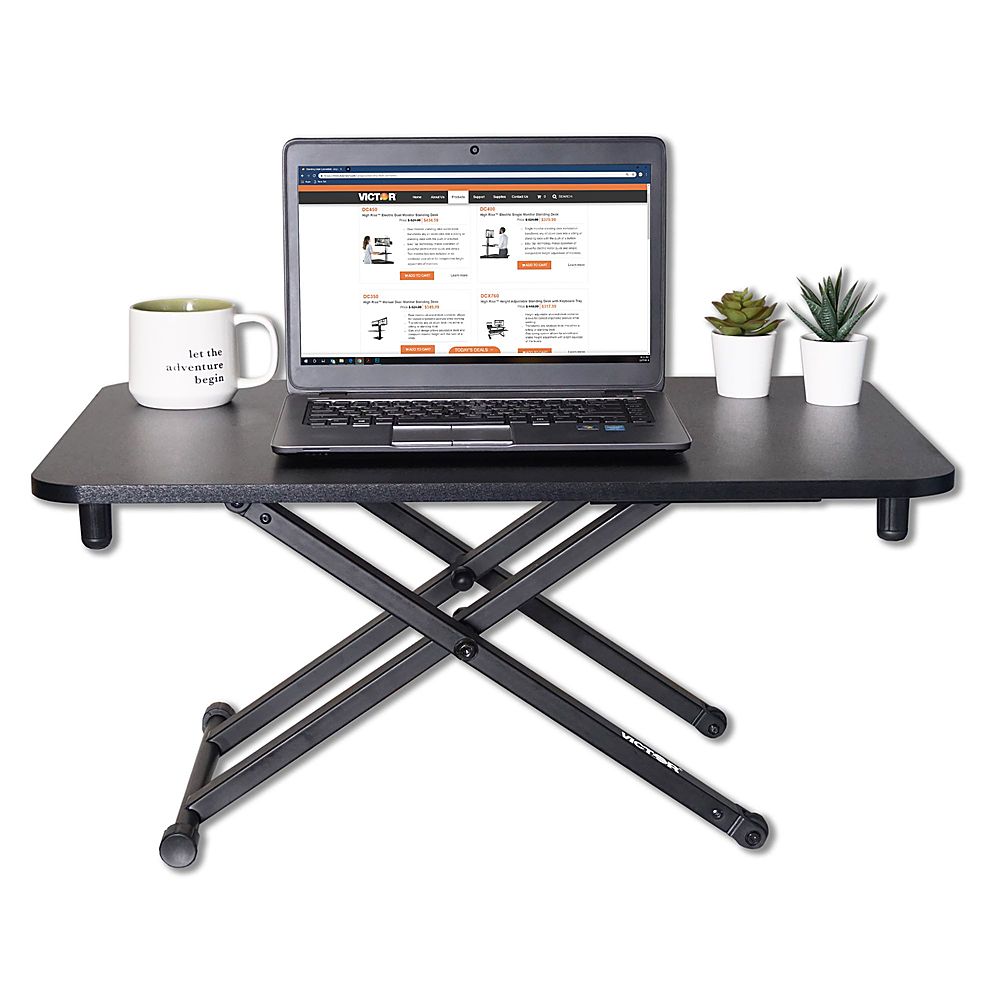 Victor - Height Adjustable Laptop Desk Riser - Black_2