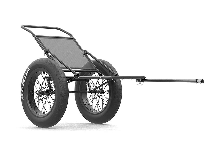 QuietKat - Cargo Trailer - Two Wheel All-Terrain Cart - Black_0