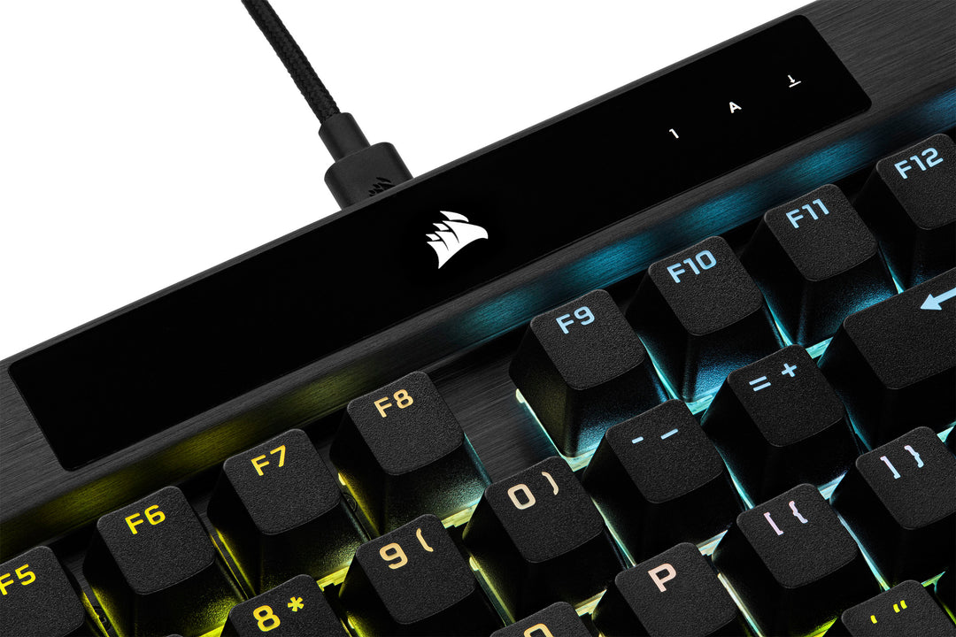 CORSAIR - K70 RGB PRO Full-size Wired Mechanical Cherry MX Speed Linear Switch Gaming Keyboard with PBT Double-Shot Keycaps - Black_8