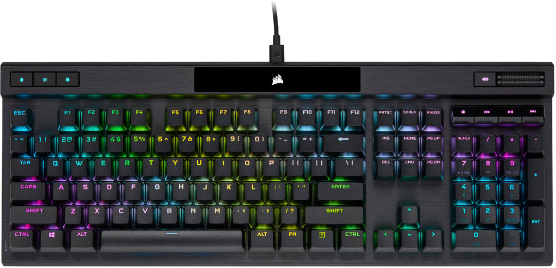 CORSAIR - K70 RGB PRO Full-size Wired Mechanical Cherry MX Speed Linear Switch Gaming Keyboard with PBT Double-Shot Keycaps - Black_5