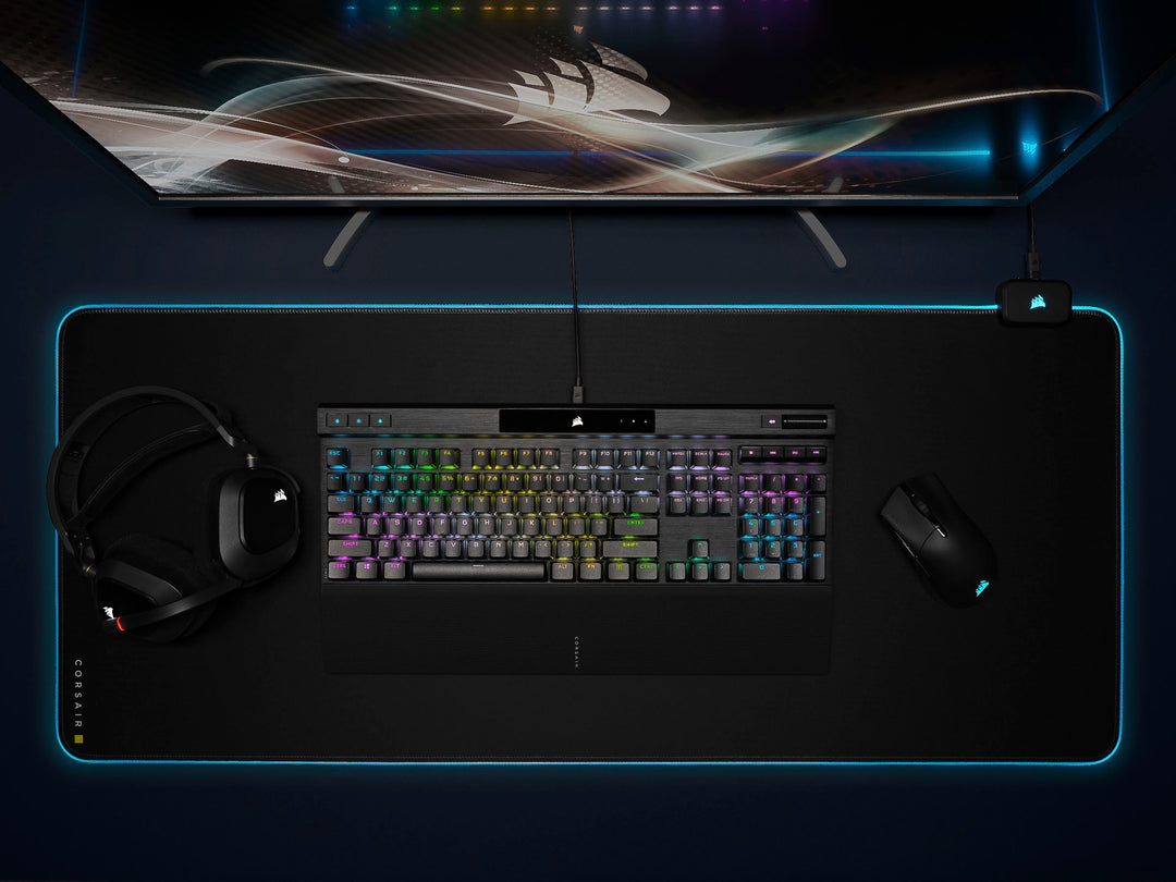 CORSAIR - K70 RGB PRO Full-size Wired Mechanical Cherry MX Speed Linear Switch Gaming Keyboard with PBT Double-Shot Keycaps - Black_4