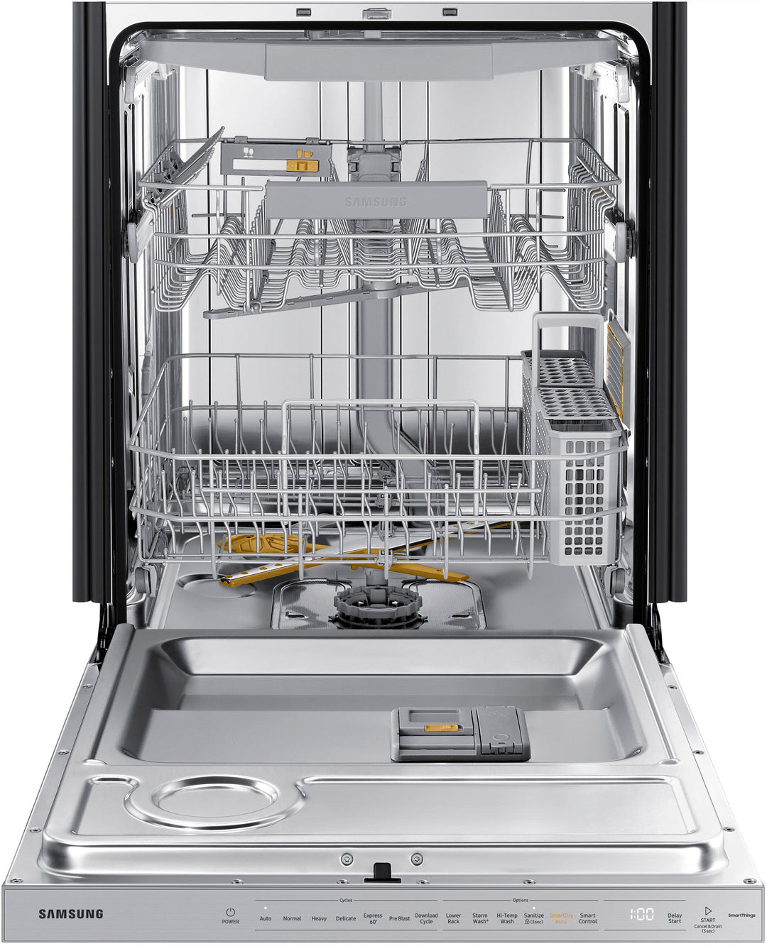 Samsung - Smart 42dBA Dishwasher with StormWash+ and Smart Dry - Stainless steel_8