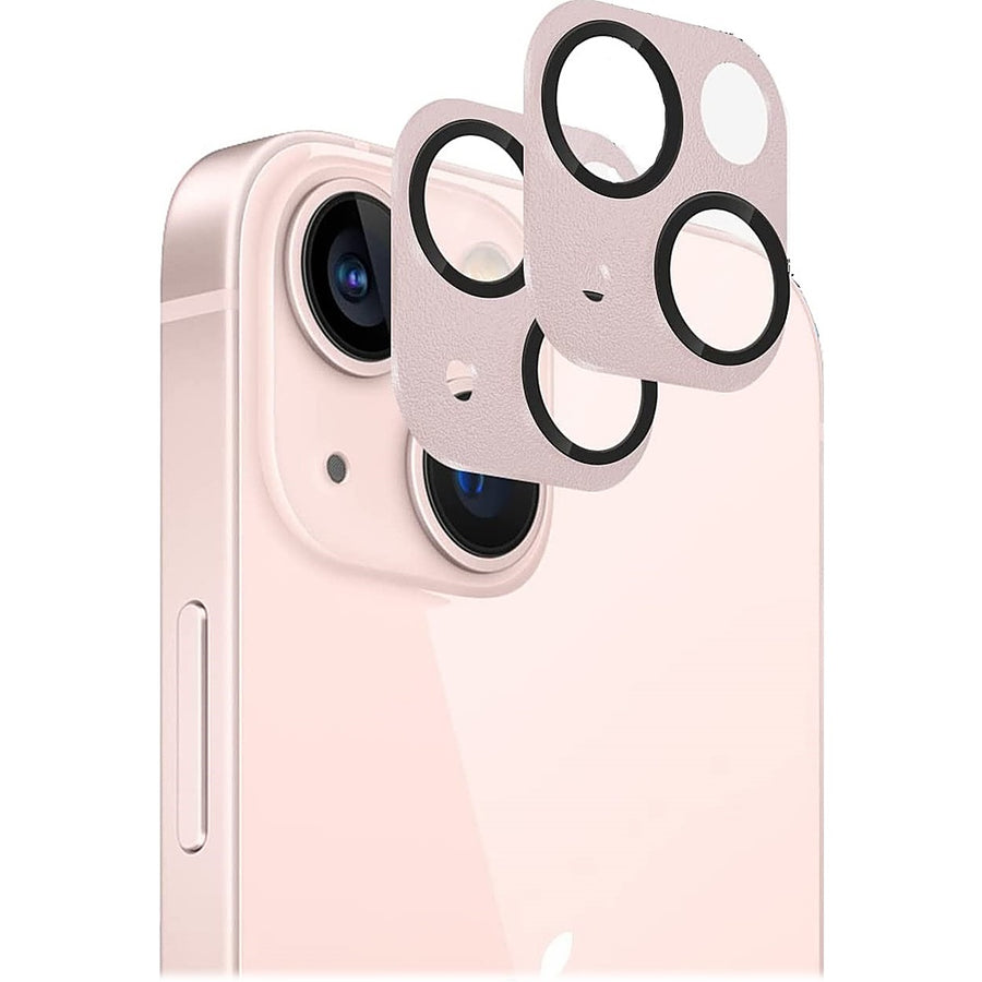 SaharaCase - ZeroDamage Camera Lens Protector for Apple iPhone 13 and iPhone 13 mini (2-Pack) - Pink_0