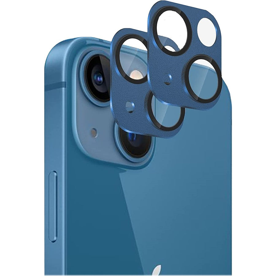 SaharaCase - ZeroDamage Camera Lens Protector for Apple iPhone 13 and iPhone 13 mini (2-Pack) - Blue_0