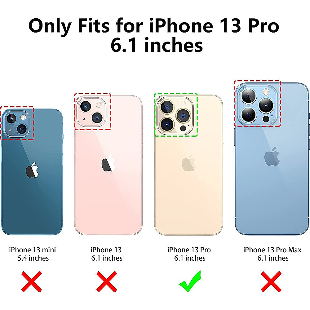 SaharaCase - ZeroDamage Tempered Glass Rear Housing Protector for Apple iPhone 13 Pro (2-Pack)_1