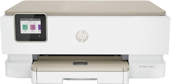 HP - ENVY Inspire 7255e Wireless All-In-One Inkjet Photo Printer with 6 months of Instant Ink included with HP+ - White & Sandstone_8