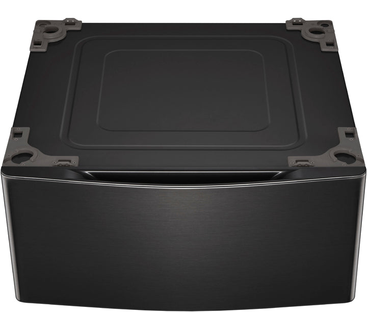 LG - Signature 29" Laundry Pedestal With Storage Drawer - Black_0