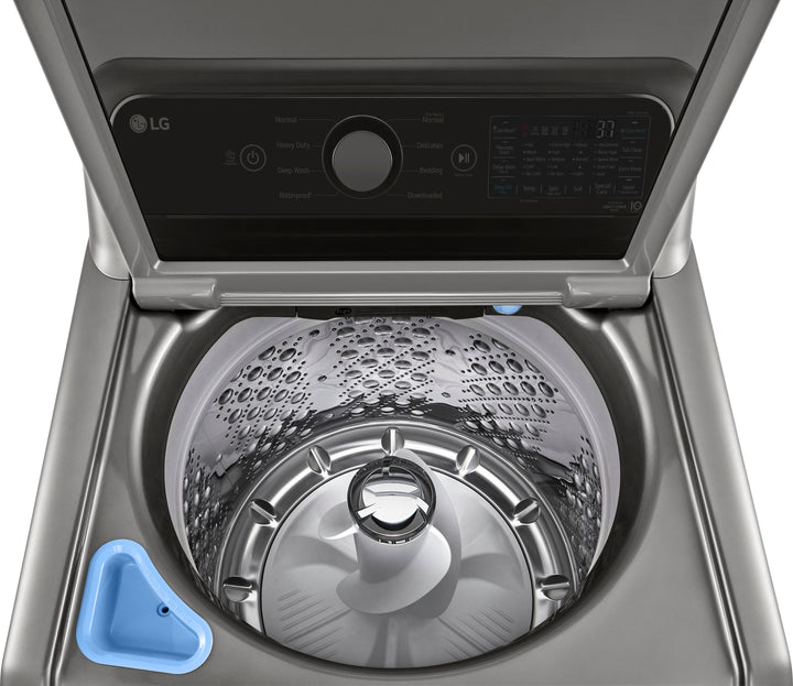 LG - 5.3 Cu. Ft. High-Efficiency Smart Top Load Washer with 4-Way Agitator and TurboWash3D - Graphite steel_10