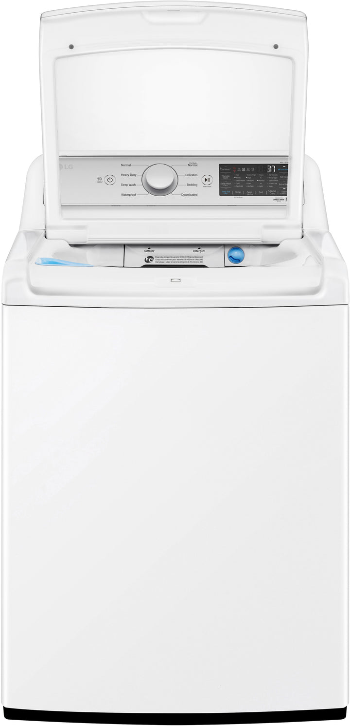 LG - 5.3 Cu. Ft. High-Efficiency Smart Top Load Washer with 4-Way Agitator and TurboWash3D - White_6