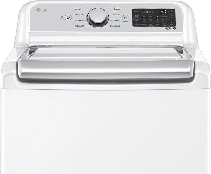 LG - 5.3 Cu. Ft. High-Efficiency Smart Top Load Washer with 4-Way Agitator and TurboWash3D - White_4