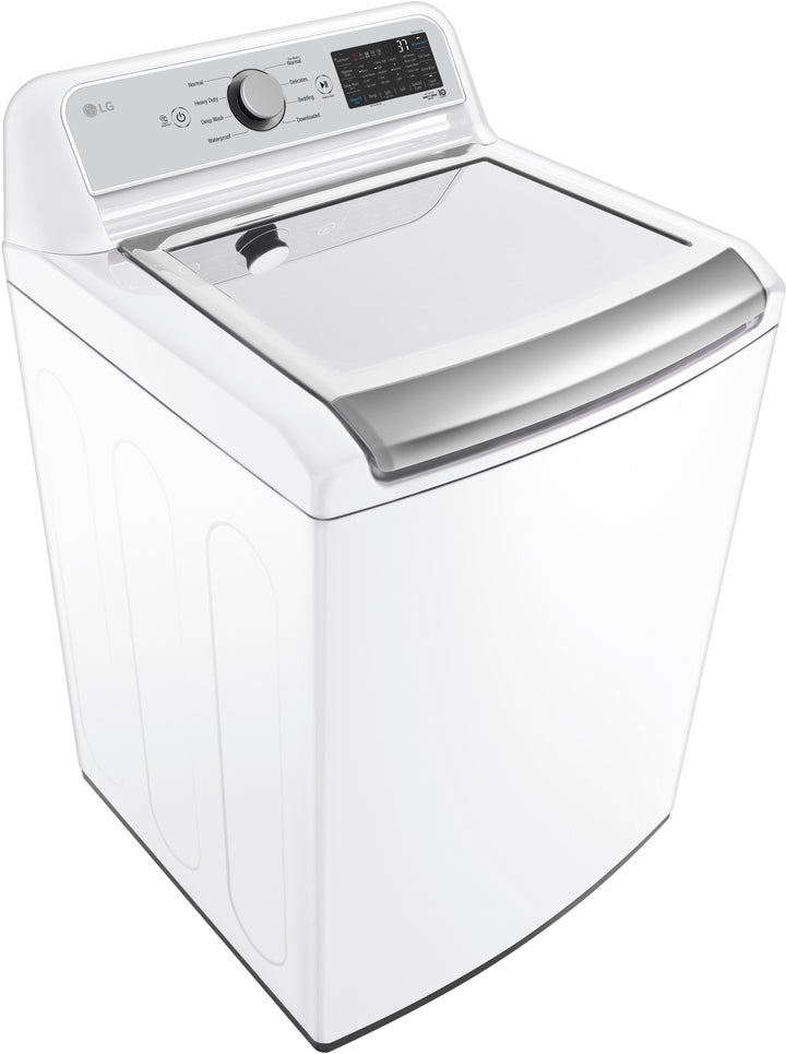 LG - 5.3 Cu. Ft. High-Efficiency Smart Top Load Washer with 4-Way Agitator and TurboWash3D - White_11