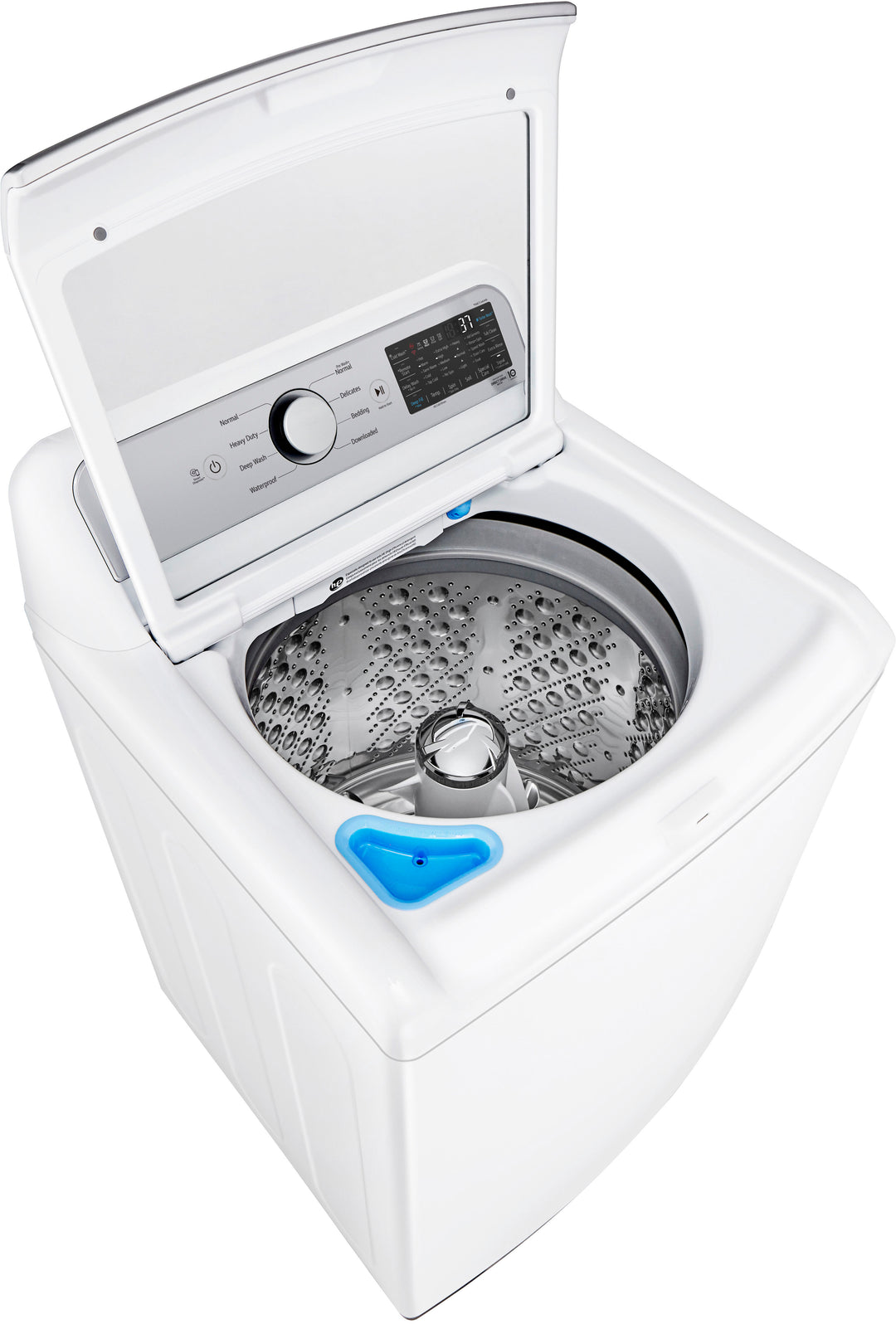 LG - 5.3 Cu. Ft. High-Efficiency Smart Top Load Washer with 4-Way Agitator and TurboWash3D - White_9