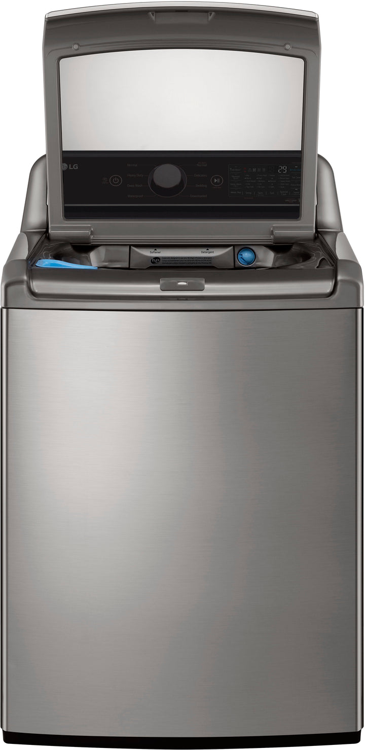 LG - 5.5 Cu. Ft. Smart Top Load Washer with TurboWash3D - Graphite steel_6