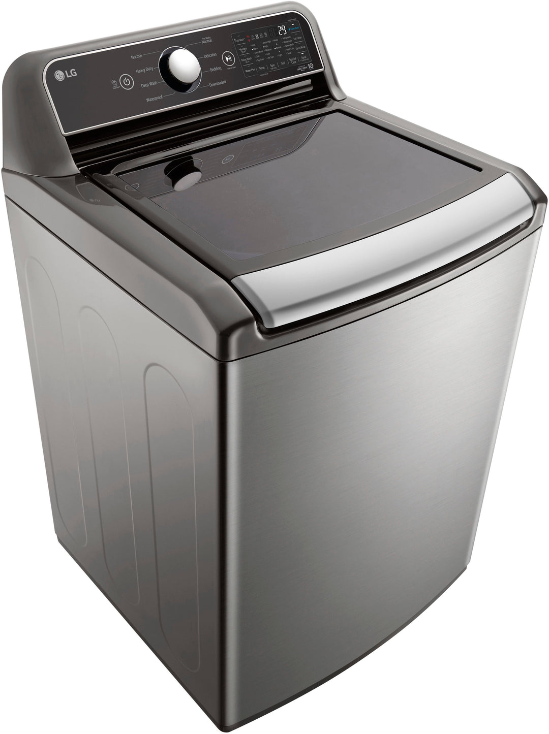 LG - 5.5 Cu. Ft. Smart Top Load Washer with TurboWash3D - Graphite steel_10