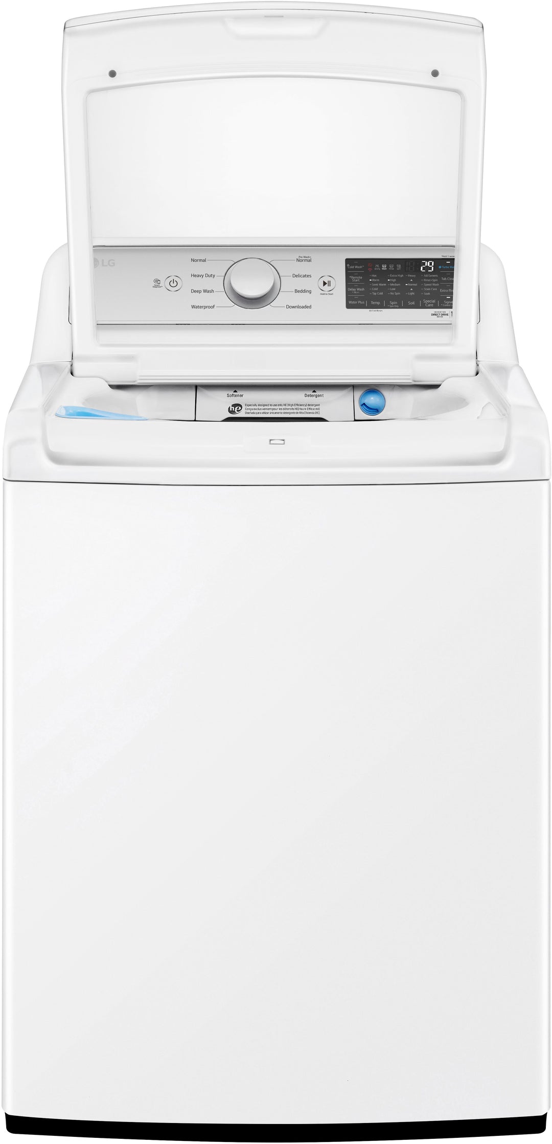 LG - 5.5 Cu. Ft. Smart Top Load Washer with TurboWash3D - White_9