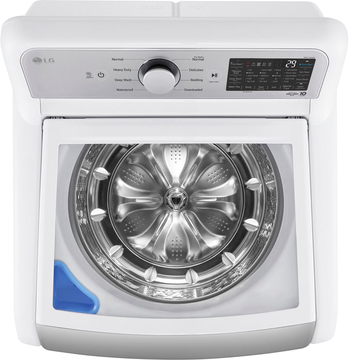 LG - 5.5 Cu. Ft. Smart Top Load Washer with TurboWash3D - White_8