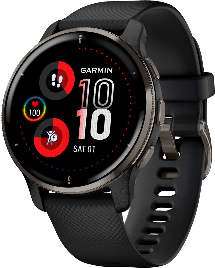 Garmin - Venu 2 Plus GPS Smartwatch 43 mm Fiber-reinforced polymer - Slate_2
