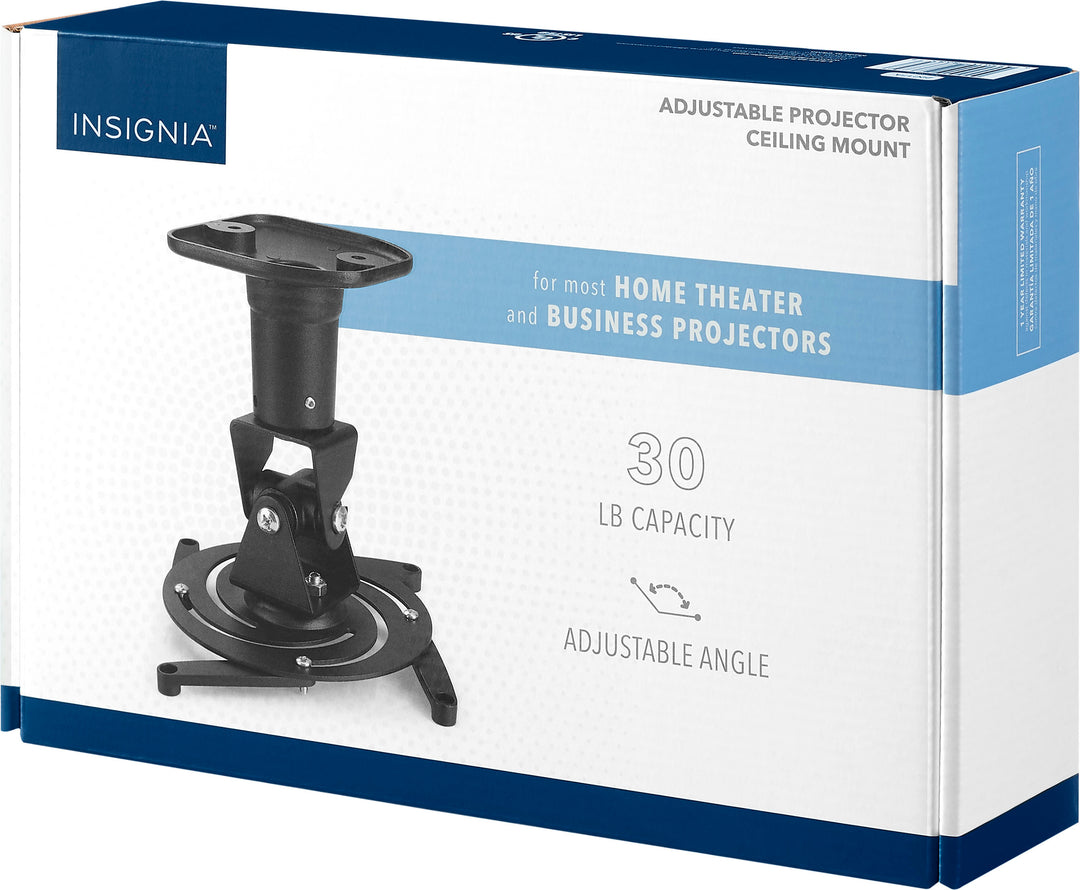 Insignia™ - Universal Projector Ceiling Mount - Black_9