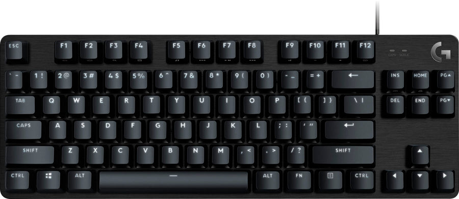 Logitech - G413 TKL SE Tenkeyless Wired Mechanical Tactile Switch Gaming Keyboard for Windows/Mac with Backlit Keys - Black_0