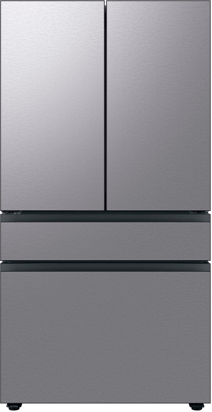 Samsung - Bespoke 29 cu. ft 4-Door French Door Refrigerator with Beverage Center - Stainless steel_0
