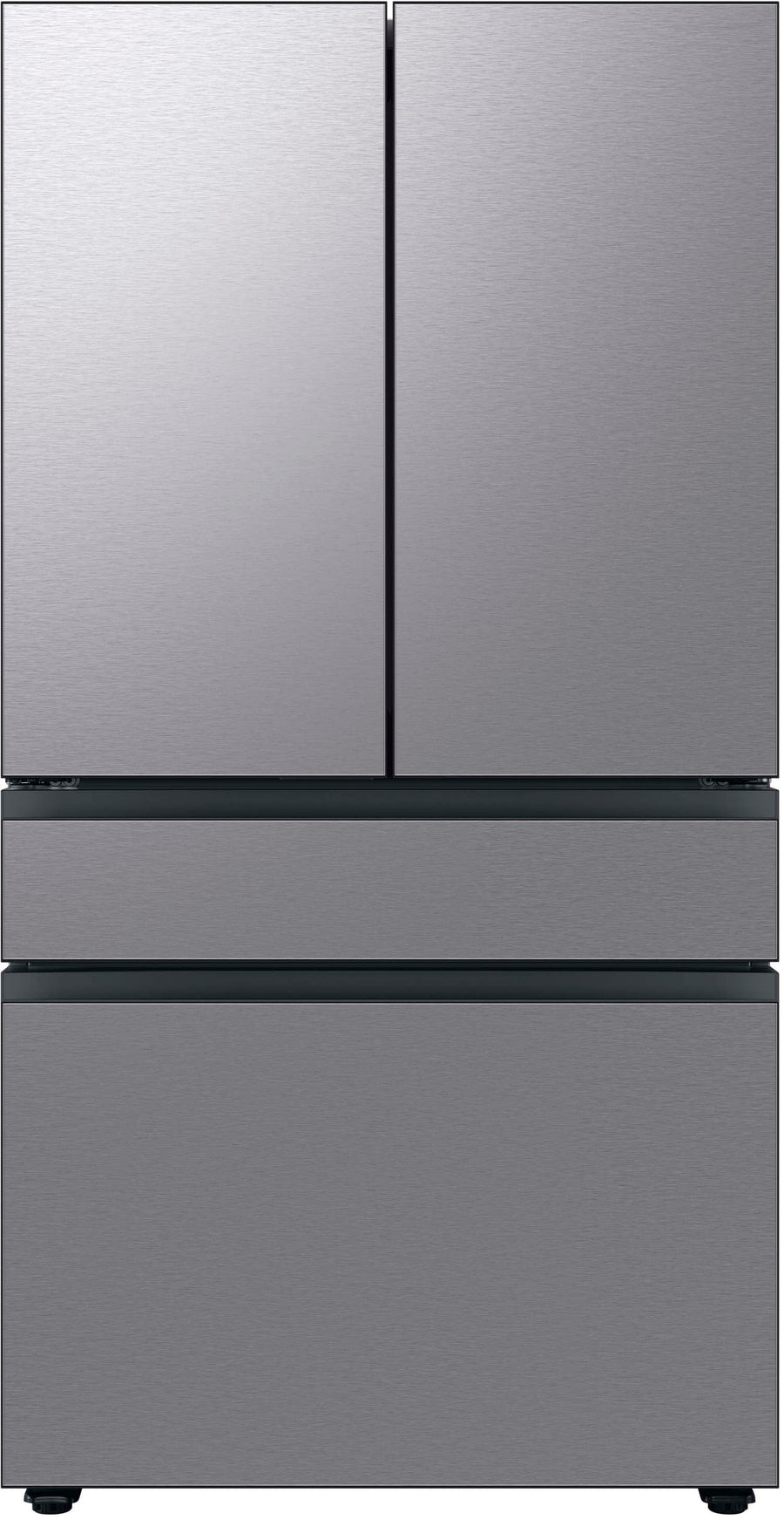 Samsung - Bespoke 29 cu. ft 4-Door French Door Refrigerator with Beverage Center - Stainless steel_0