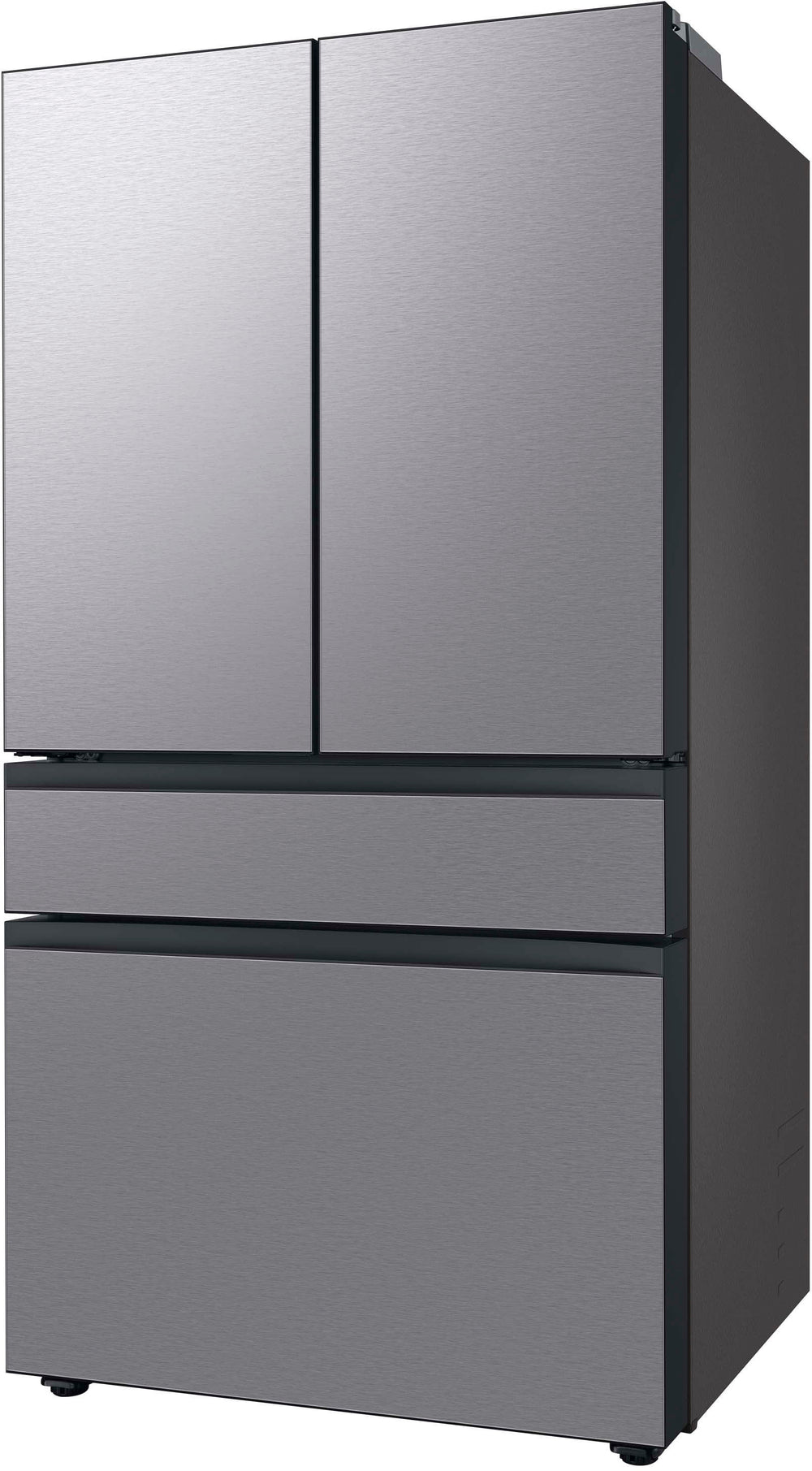 Samsung - Bespoke 29 cu. ft 4-Door French Door Refrigerator with Beverage Center - Stainless steel_1