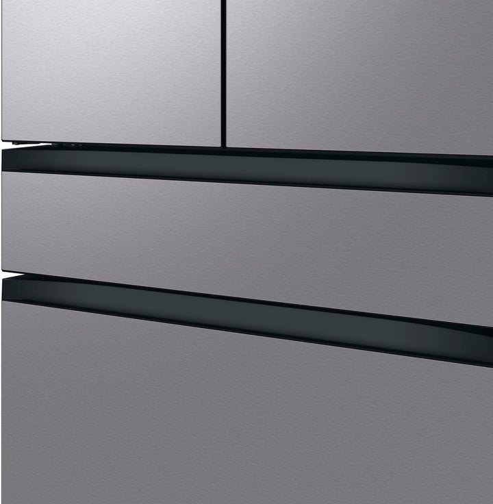 Samsung - Bespoke 23 cu. ft. Counter Depth 4-Door French Door Refrigerator with Beverage Center - Stainless steel_12