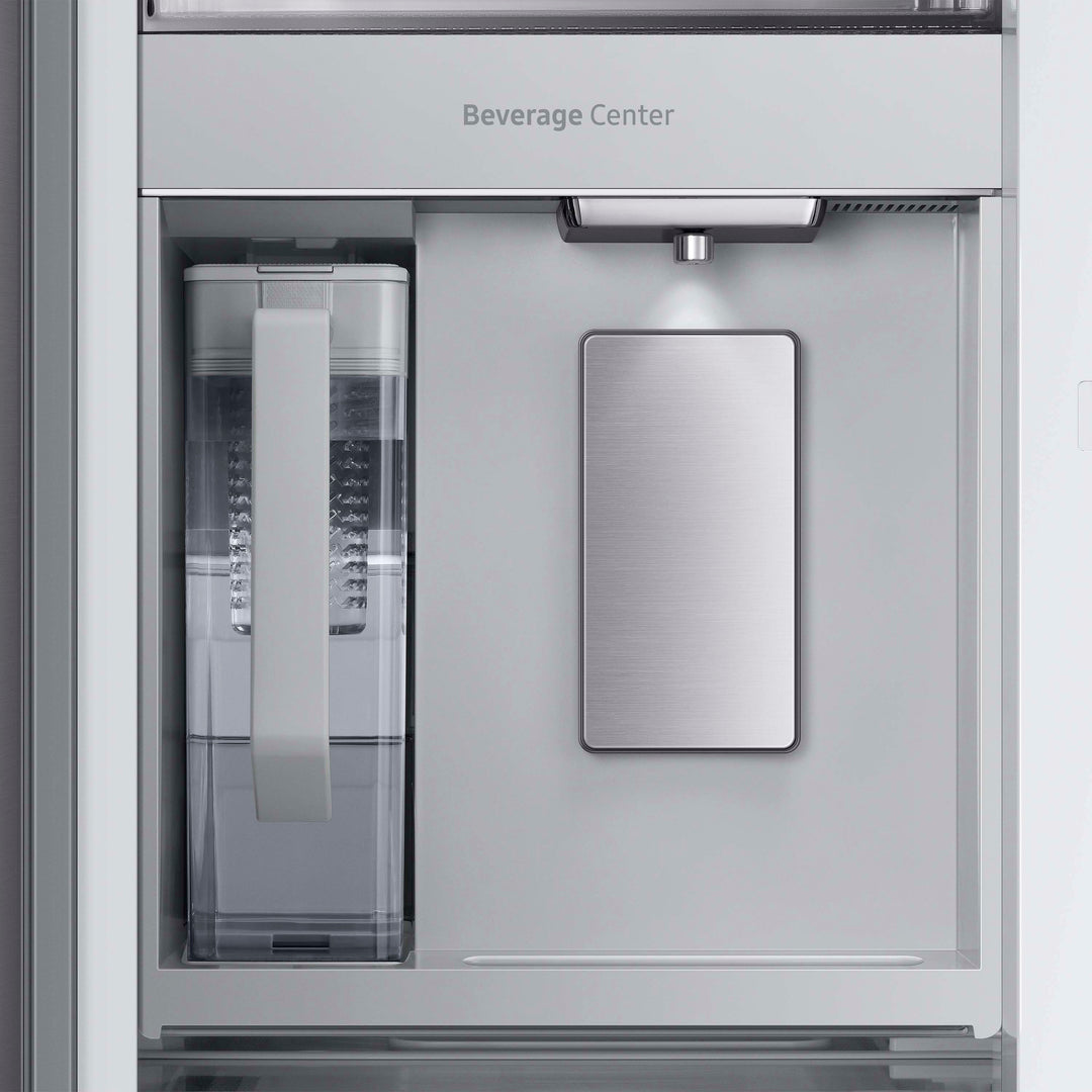 Samsung - Bespoke 30 cu. ft. 3-Door French Door Refrigerator with Beverage Center - Stainless steel_13