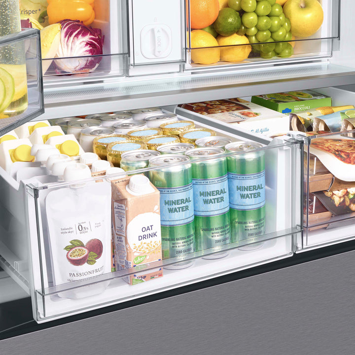 Samsung - Bespoke 30 cu. ft. 3-Door French Door Refrigerator with Beverage Center - Stainless steel_9