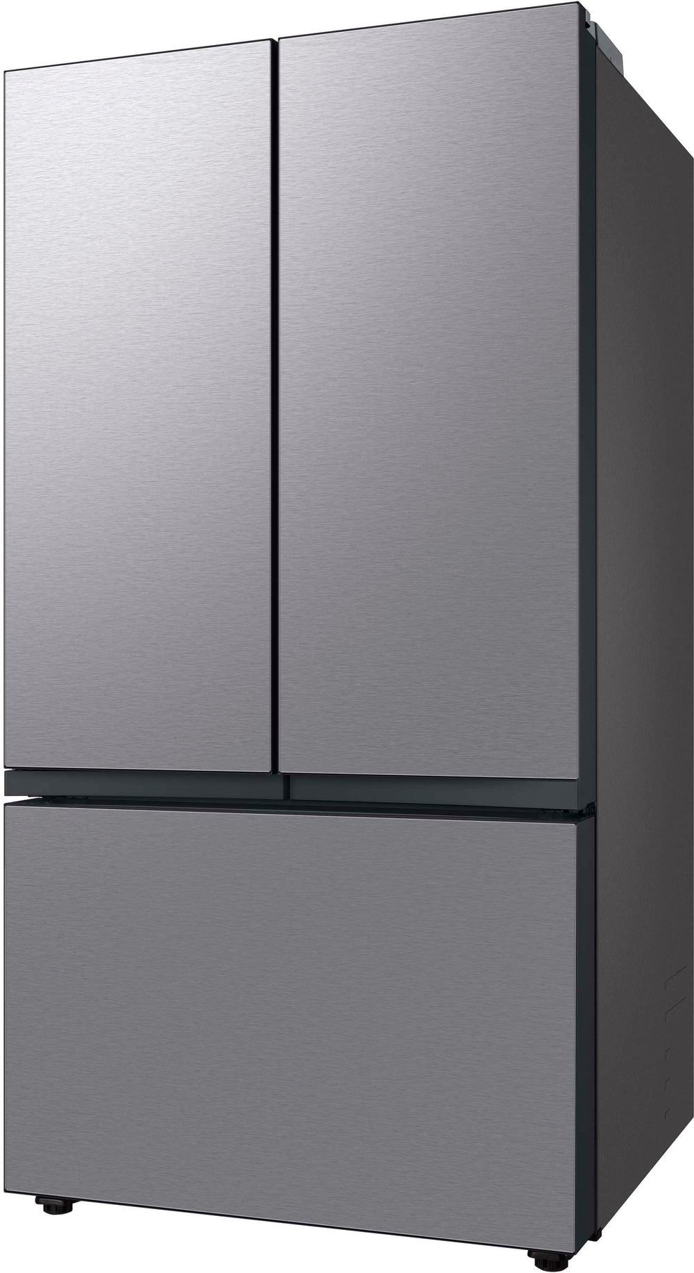 Samsung - Bespoke 30 cu. ft. 3-Door French Door Refrigerator with Beverage Center - Stainless steel_1