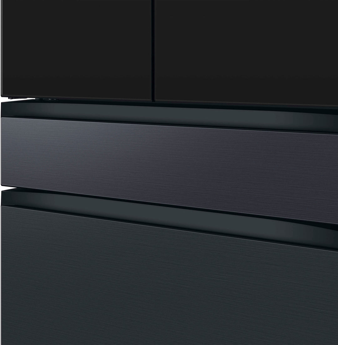 Samsung - 29 cu. ft. Bespoke 4-Door French Door Refrigerator with Family Hub - Matte black steel_13