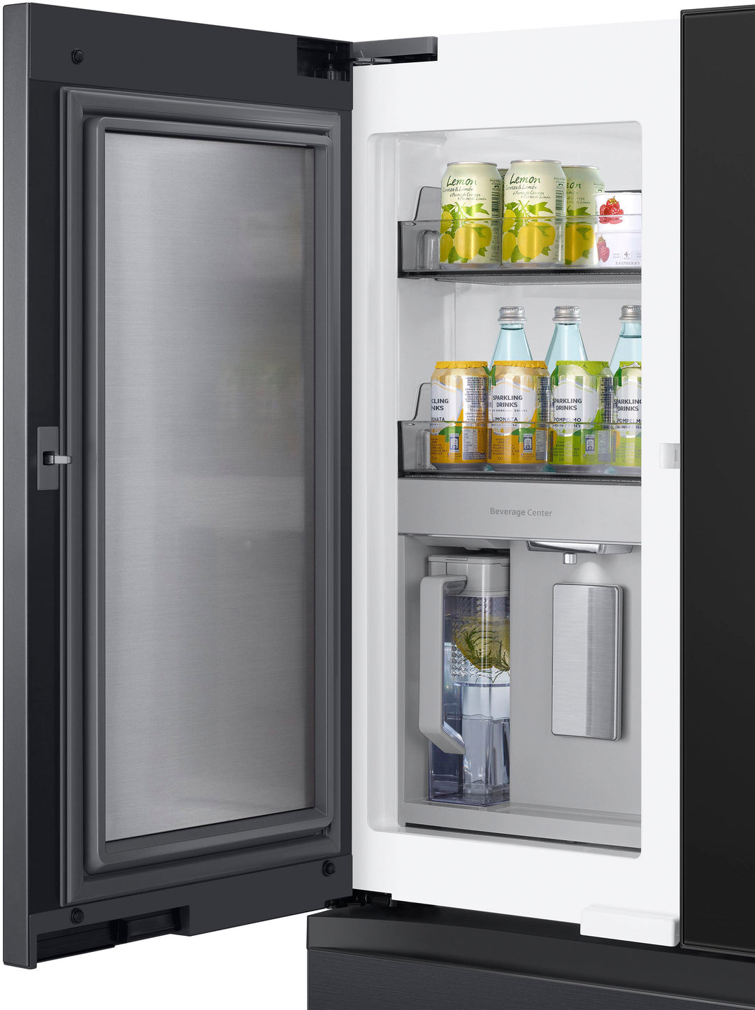 Samsung - 29 cu. ft. Bespoke 4-Door French Door Refrigerator with Family Hub - Matte black steel_11