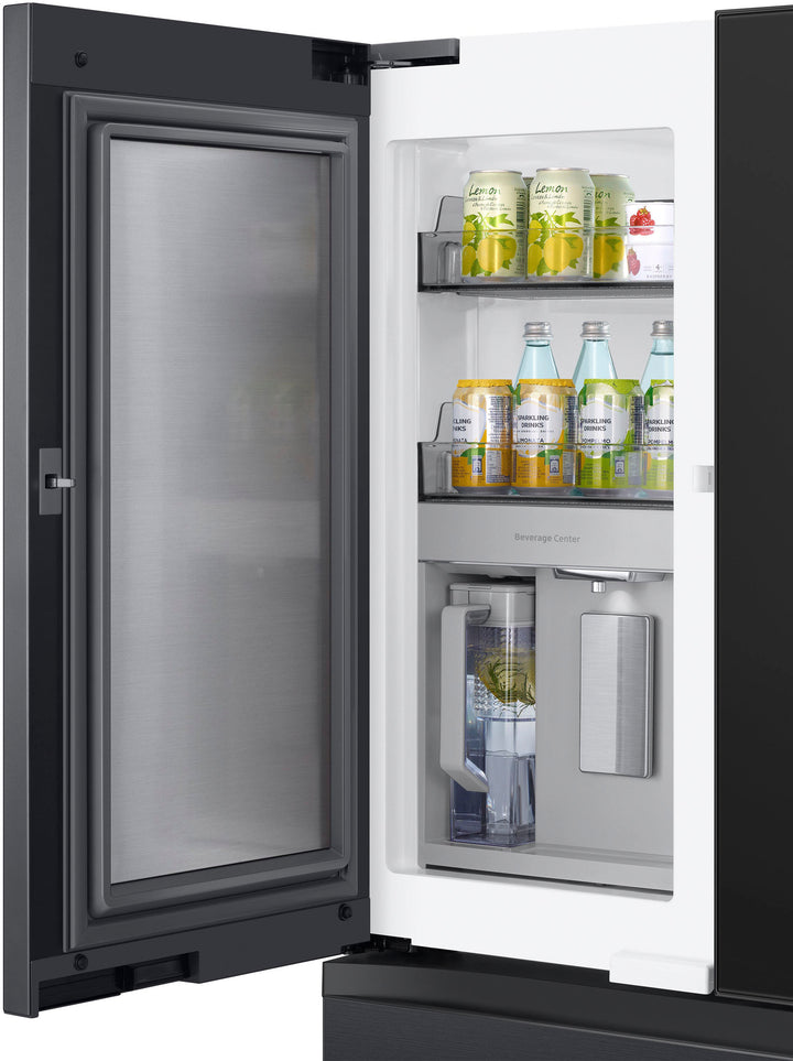 Samsung - 29 cu. ft. Bespoke 4-Door French Door Refrigerator with Family Hub - Matte black steel_11