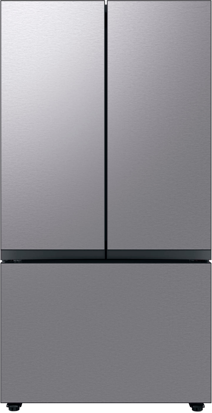 Samsung - Bespoke 30 cu. ft 3-Door French Door Refrigerator with AutoFill Water Pitcher - Stainless steel_0