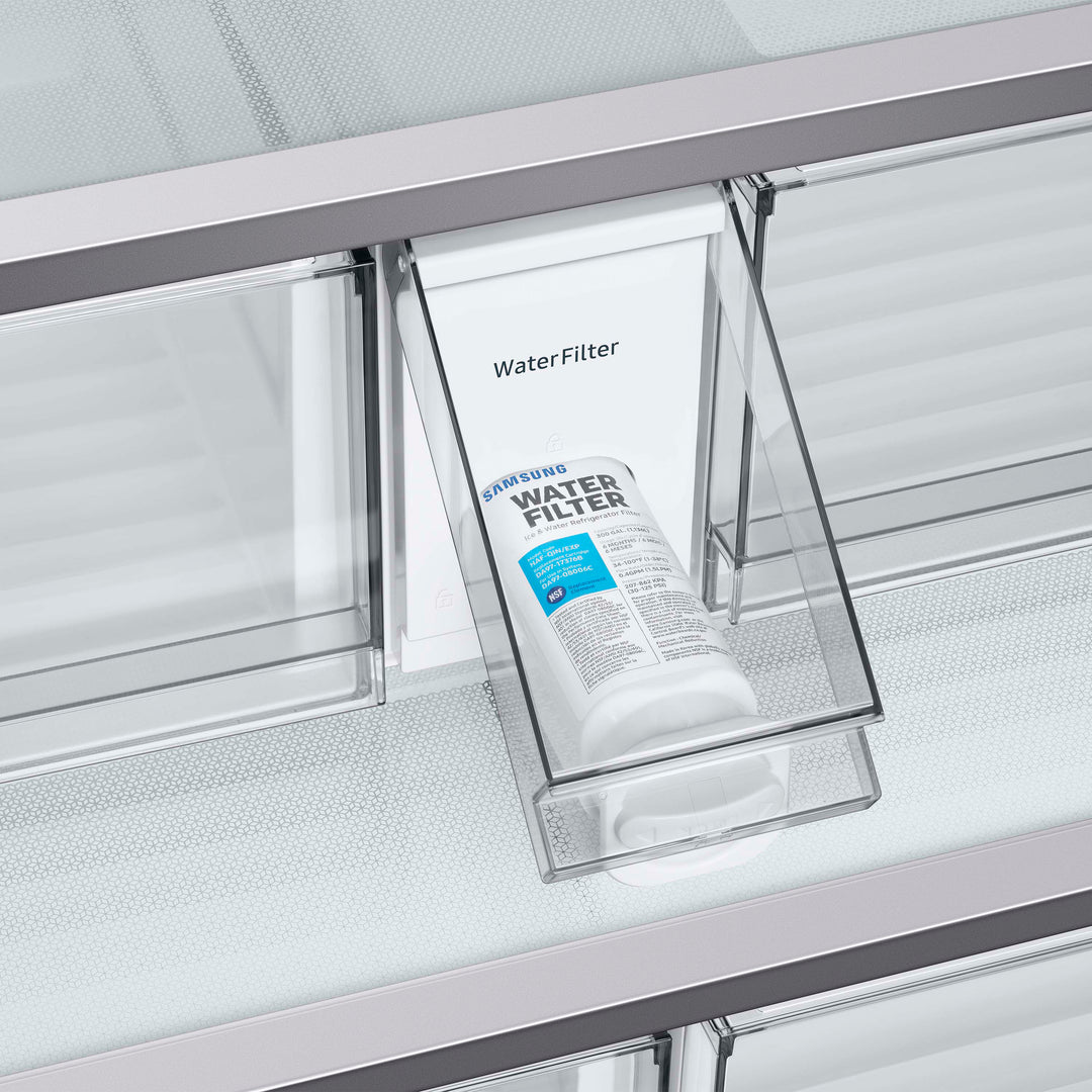 Samsung - Bespoke 30 cu. ft 3-Door French Door Refrigerator with AutoFill Water Pitcher - Stainless steel_6