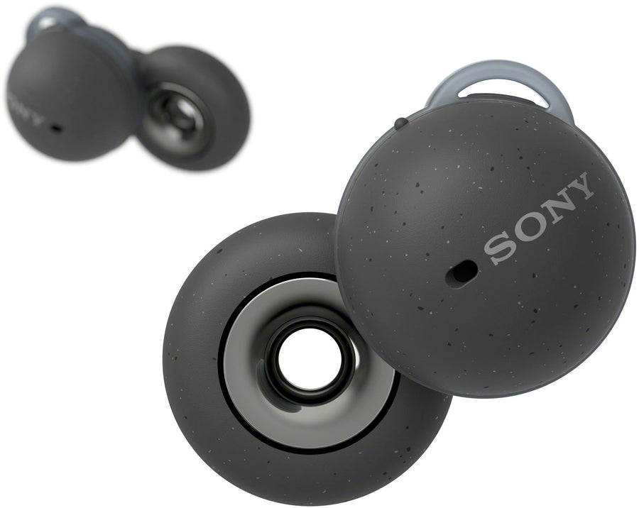 Sony - LinkBuds True Wireless Open-Ear Earbuds - Dark Gray_0