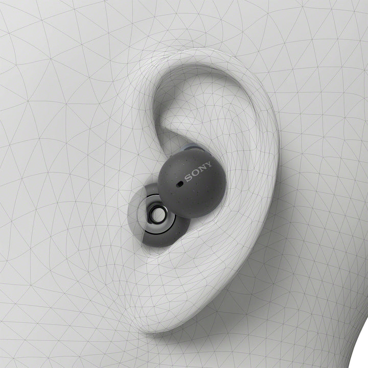 Sony - LinkBuds True Wireless Open-Ear Earbuds - Dark Gray_4