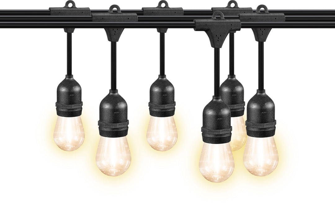 Insignia™ - 48 Ft. Outdoor String Lights - White_3