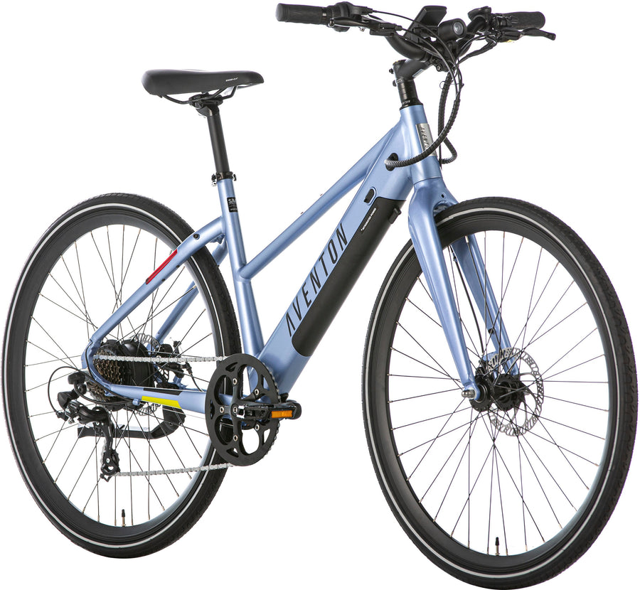 Aventon - Soltera 7-Speed Step-Through Ebike w/ 40 mile Max Operating Range and 20 MPH Max Speed - Lilac Grey_0