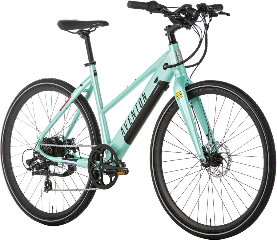 Aventon - Soltera 7-Speed Step-Through Ebike w/ 40 mile Max Operating Range and 20 MPH Max Speed - Seafoam Green_0