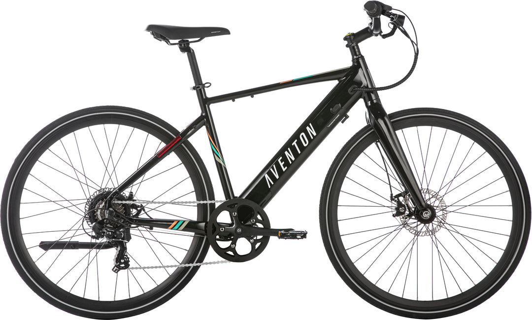 Aventon - Soltera 7-Speed Step-Over Ebike w/ 40 mile Max Operating Range and 20 MPH Max Speed - Onyx Black_1